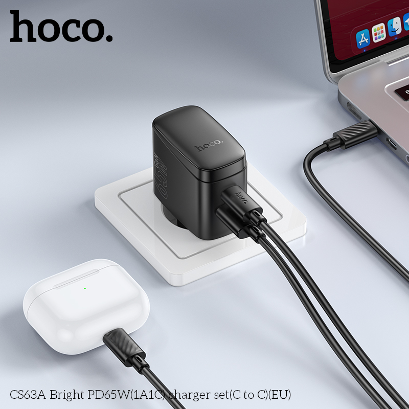 HOCO CS63A 65W set con cable USB-C
