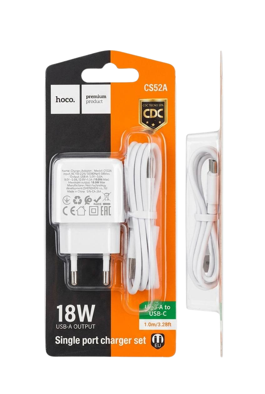 HOCO CS52A 18W caja del set con cable
