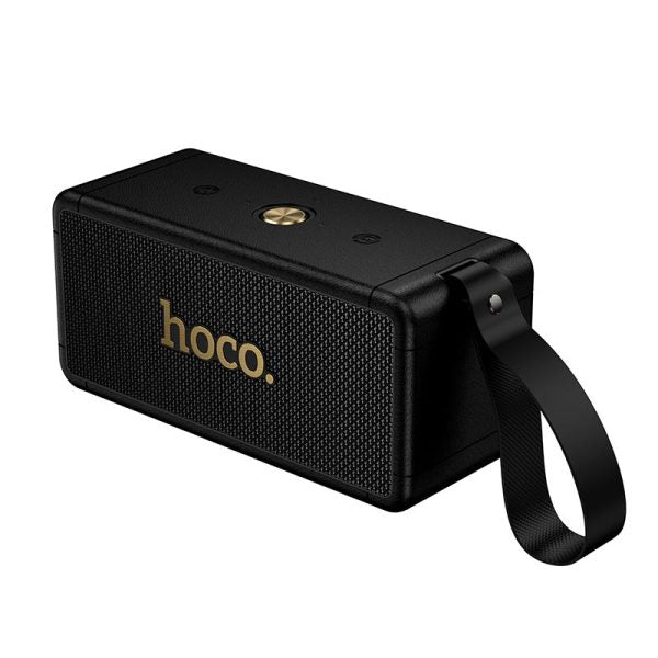 Parlante Bluetooth HOCO HT1 Max negro con correa de transporte