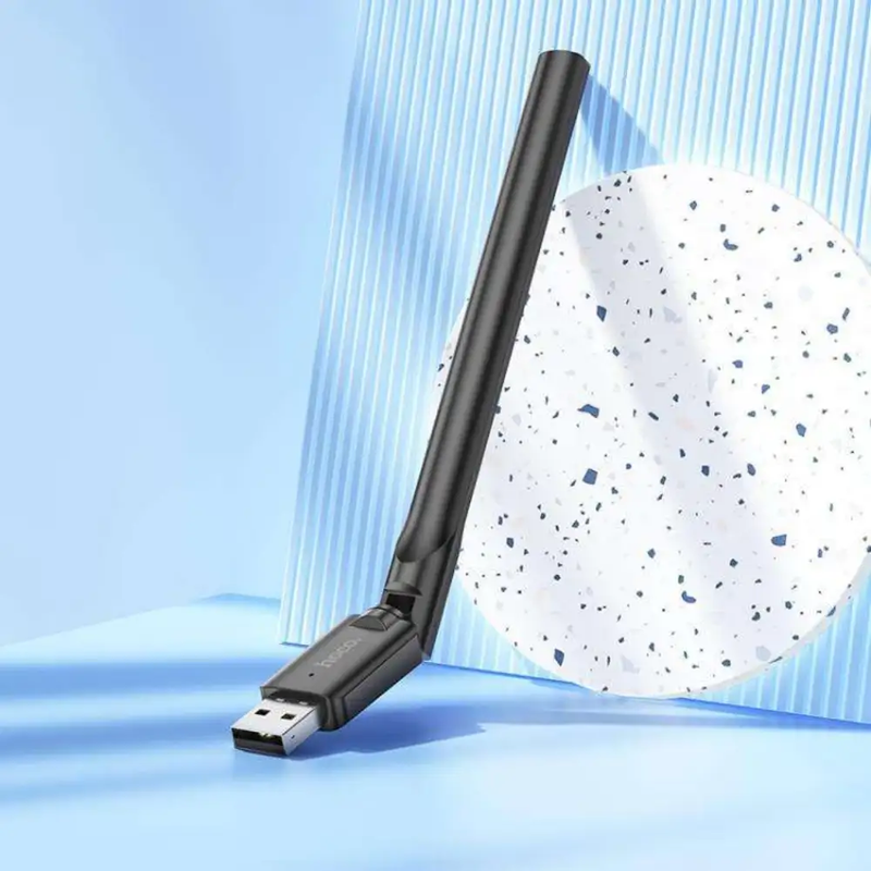 Adaptador WiFi HOCO HI37 con antena externa giratoria