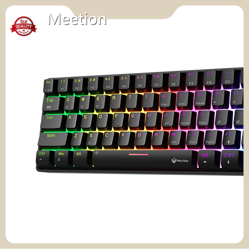 Teclado Meetion MK005BT con sus teclas retroiluminadas