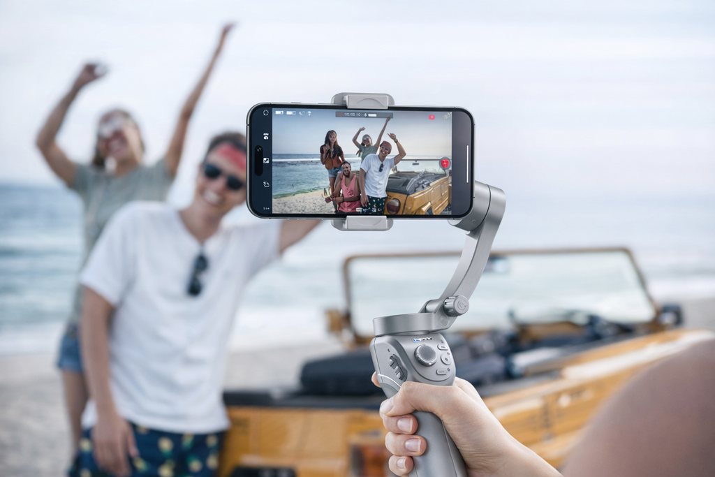 Estabilizador HOCO K24 – Gimbal 3 Ejes con Seguimiento Inteligente