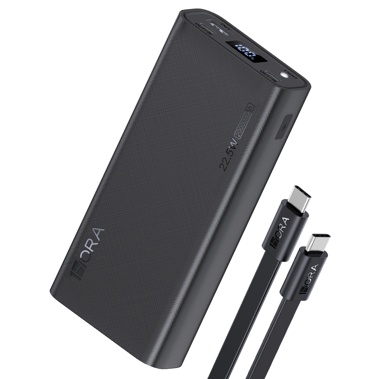 Power bank 1HORA GAR158 20.000 mAh con cable USB-C