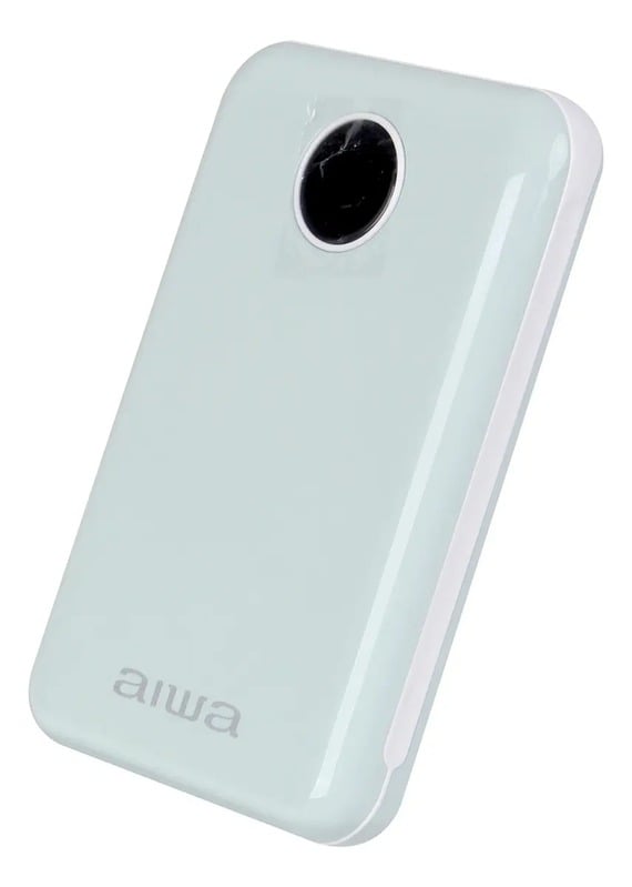 Power bank AIWA PAW-300 10.000 mAh en color celeste