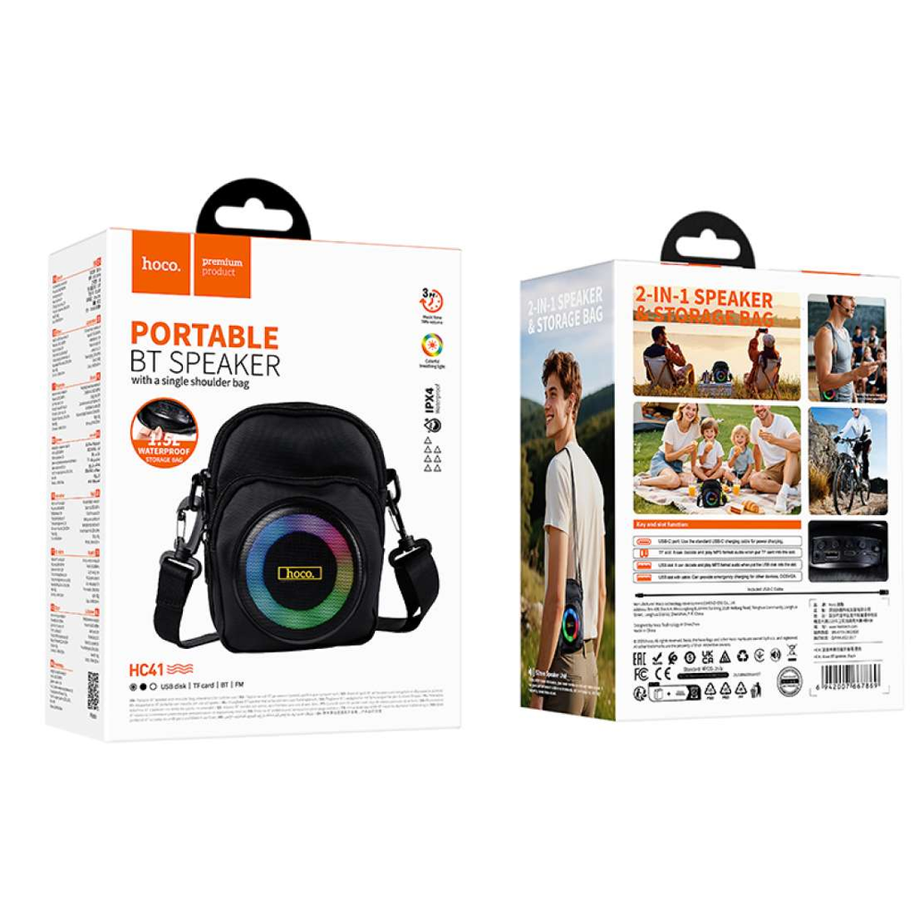 Caja original del parlante bolso HOCO HC41