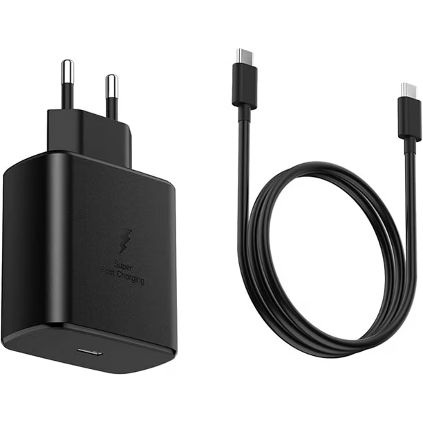 Packaging del cargador Samsung Original 45W