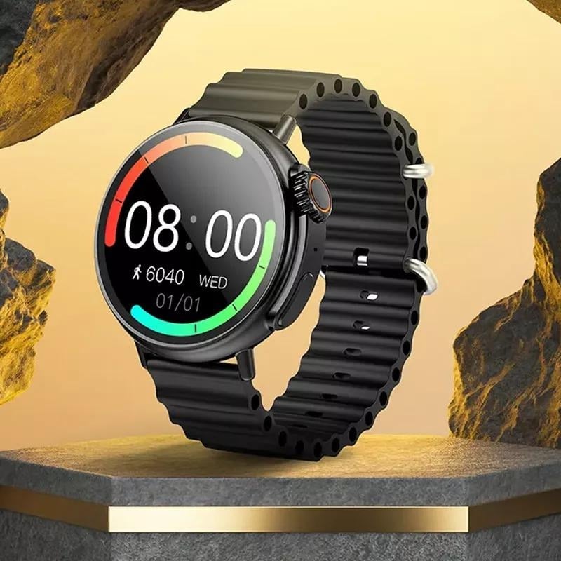 Smartwatch deportivo HOCO Y18 Sport con esfera circular a color