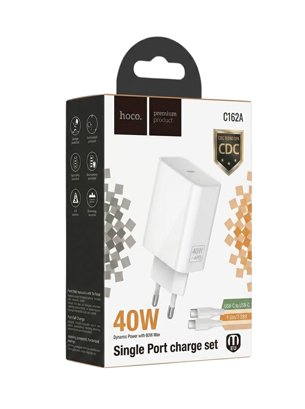 HOCO C162A 40W set con cable USB-C