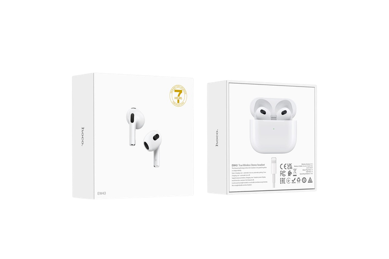 Packaging de los audífonos HOCO EW43