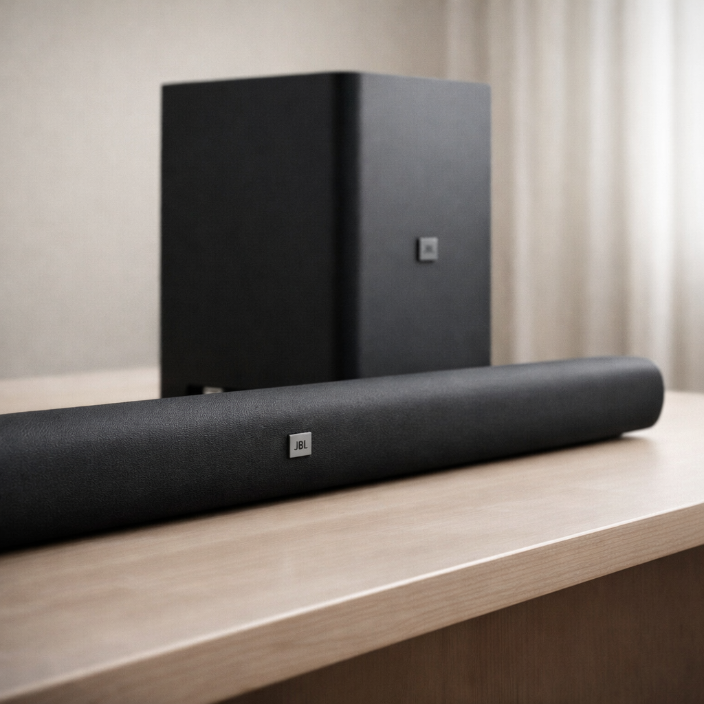 Barra de Sonido JBL Cinema SB180 con Subwoofer Bluetooth 5.3 y 220W RMS