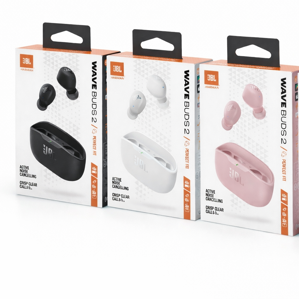 JBL Wave Buds 2 – Audífonos Bluetooth con ANC y 40H de Batería