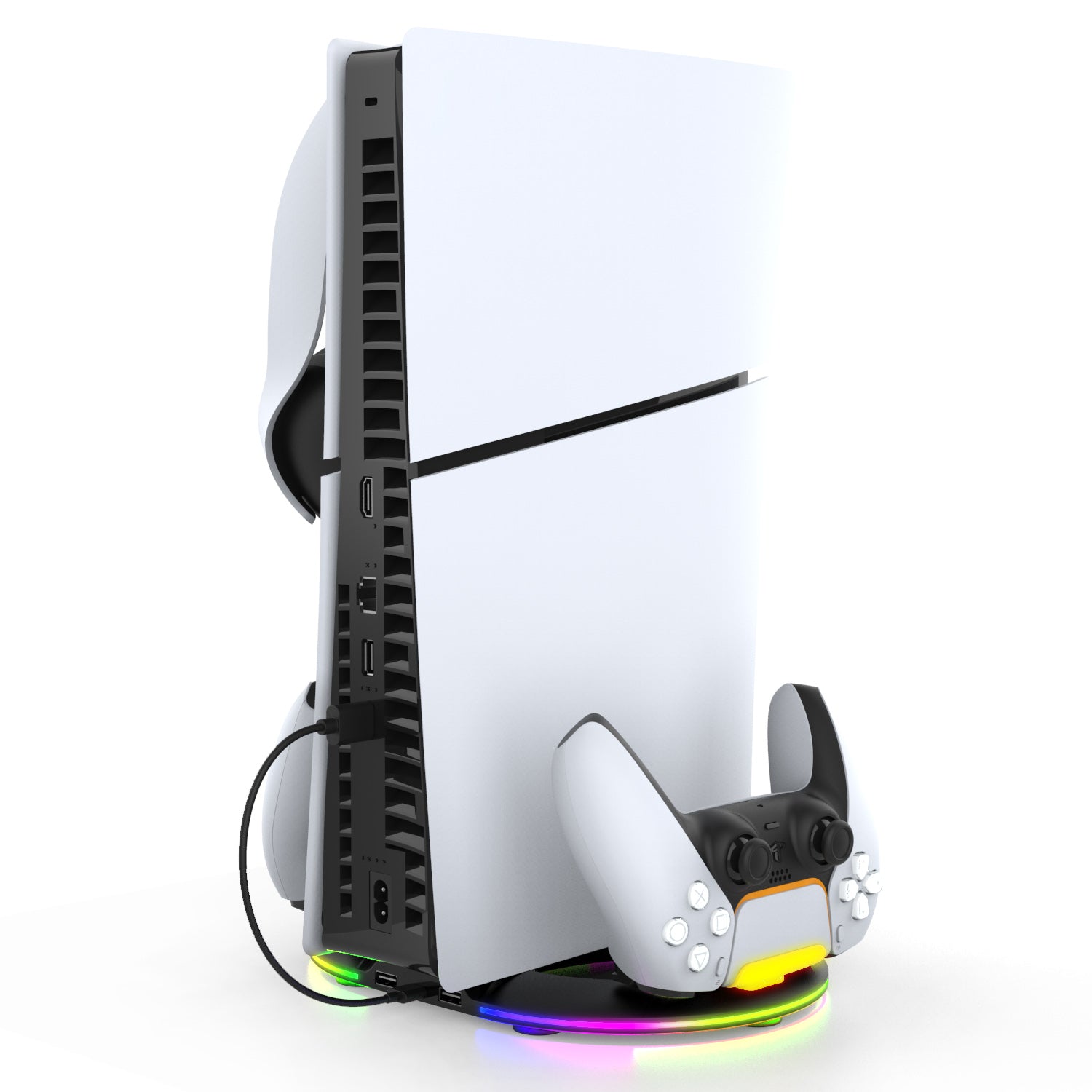 Consola PS5 Slim montada en el soporte vertical iPEGA PG-P5S045H