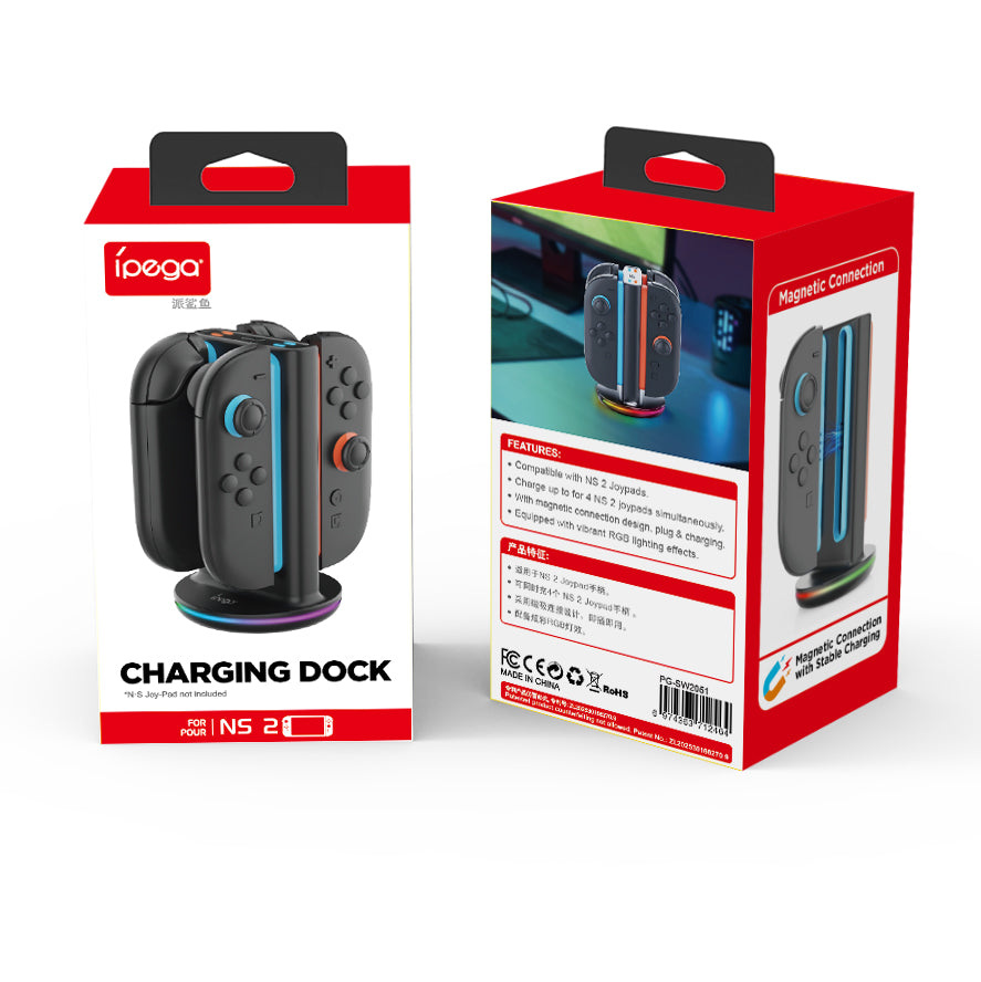 Caja del producto base de carga iPEGA PG-SW2051 para Nintendo Switch 2