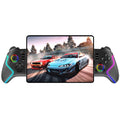 Control extensible iPEGA PG-9122 con una tablet montada y luces RGB encendidas