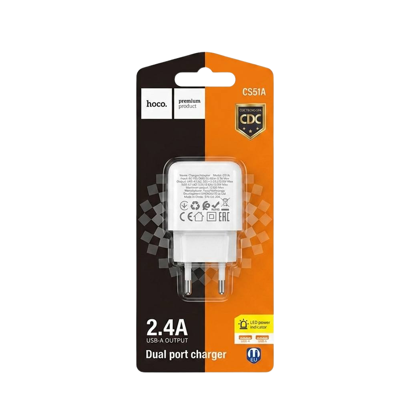 HOCO CS51A packaging y contenido de la caja