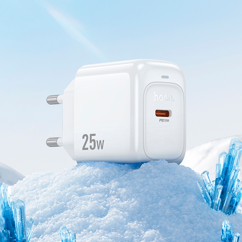 Cargador HOCO CS53A PD 25W blanco