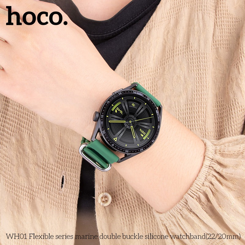 Correa HOCO WH01 de silicona usada en la muñeca
