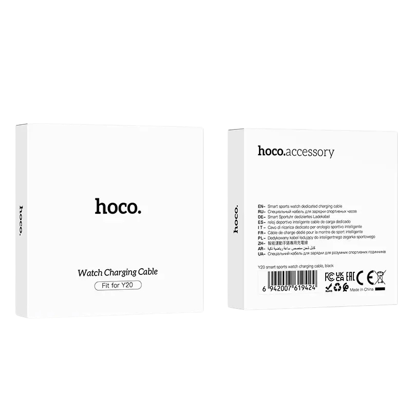 Envase del cable cargador HOCO para smartwatch serie Y