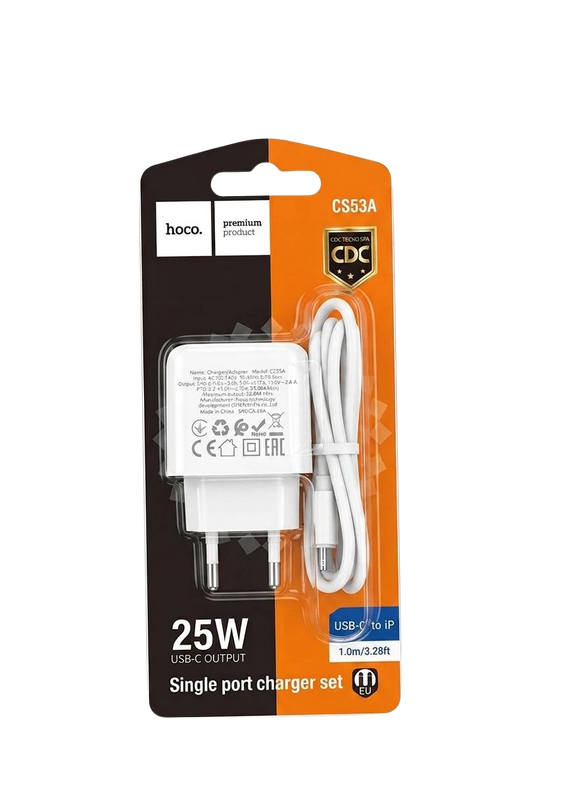 HOCO CS53A 25W set con cable USB-C