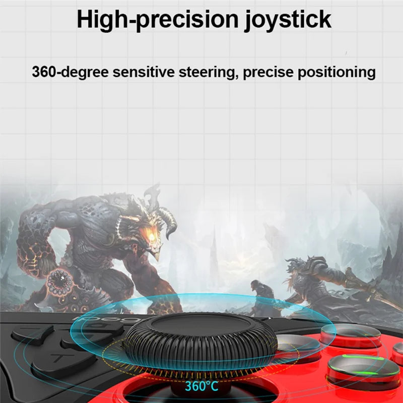 Detalle del joystick de alta precisión del control iPEGA PG-SW018