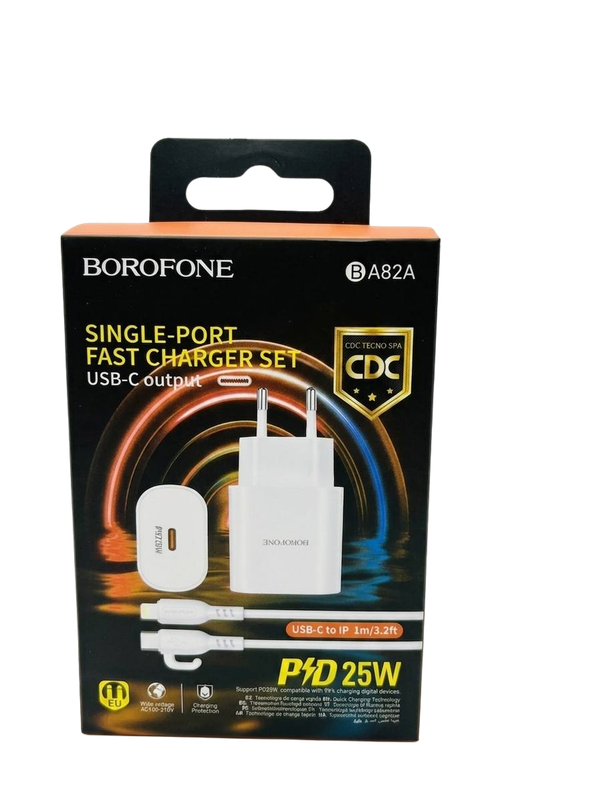 BOROFONE BA82A set con cable USB-C a USB-C