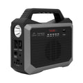 Radio solar de emergencia MLAB 9653 negra con panel solar y pantalla