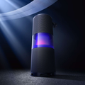 Parlante Bluetooth HOCO HC29 con luces RGB encendidas