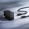 Cargador HOCO N76 Star GaN PD 25W negro