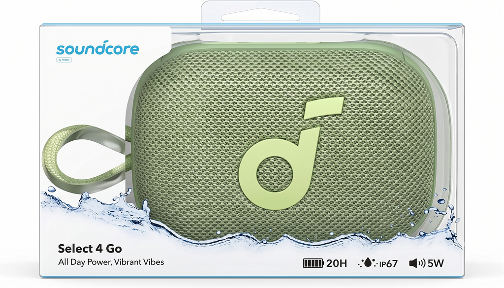 Empaque del Anker Soundcore Select 4 Go verde