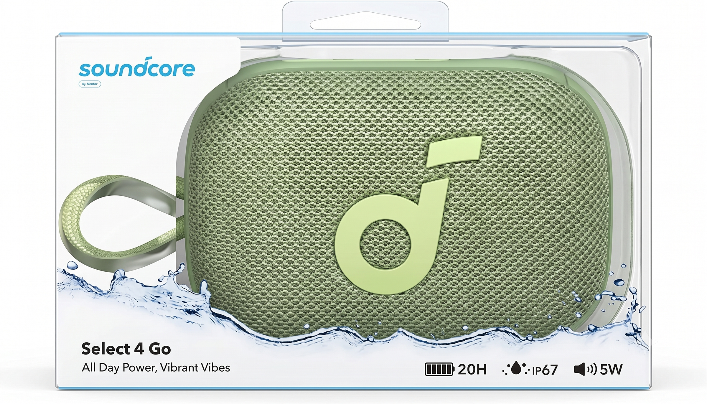 Empaque del Anker Soundcore Select 4 Go verde