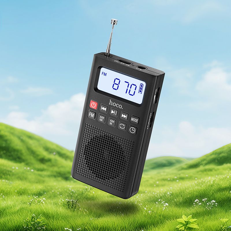 Parte trasera de la radio portátil HOCO HI51