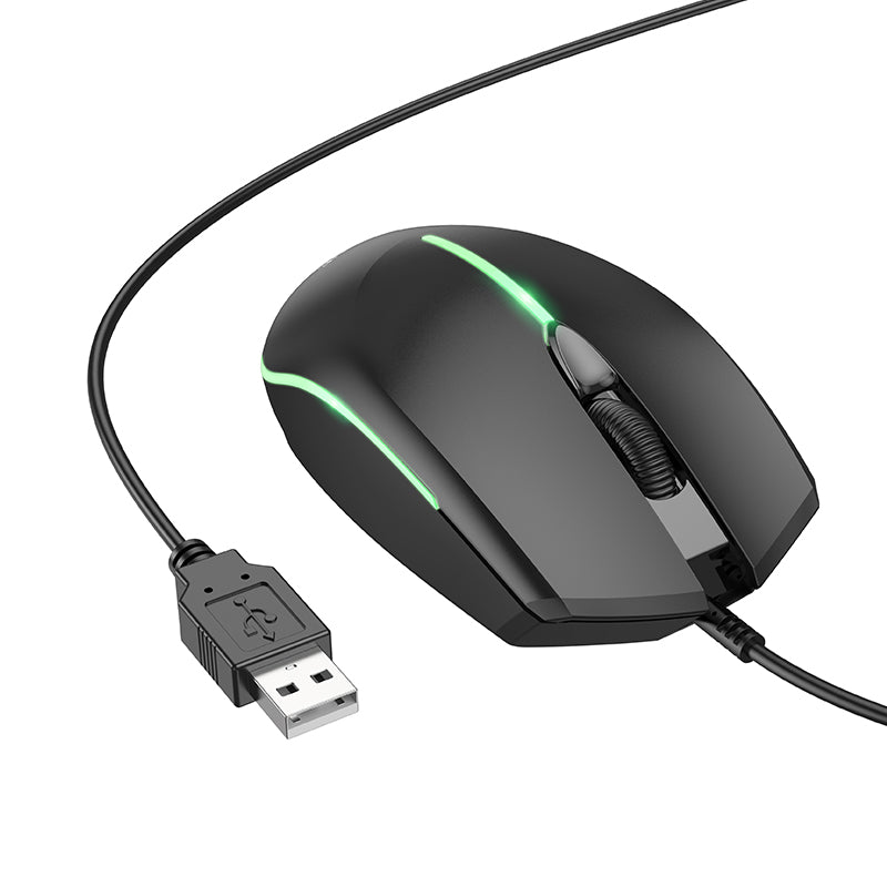 Detalle de los botones del mouse BOROFONE BG10 Soaring