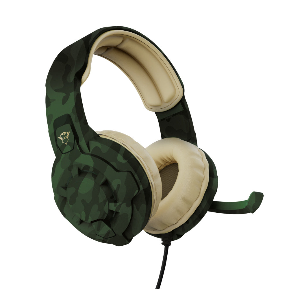 Vista lateral de los Trust GXT 411C Radius camuflaje