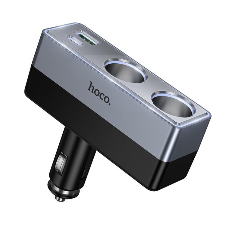 Divisor de encendedor para auto HOCO Z65, una toma en dos