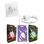 Cargador Borofone BA81A Set Lightning Blanco
