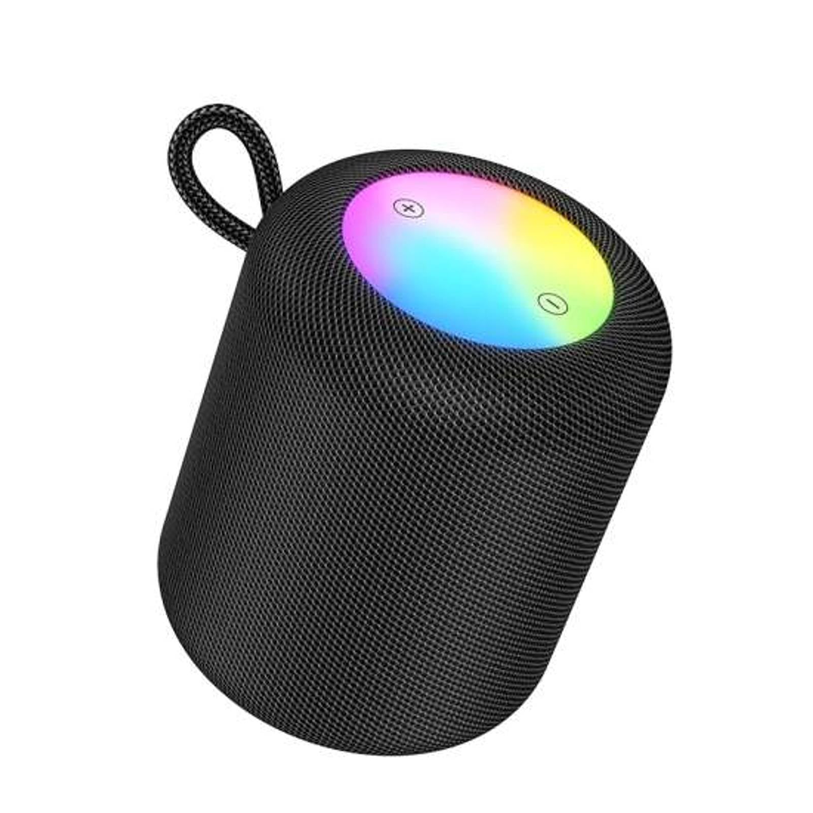 Parlante Bluetooth HOCO HC30 Oceano negro con panel táctil