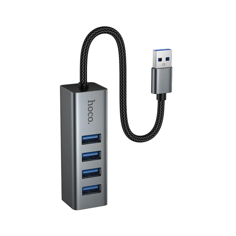 Hub HOCO HB1B con cable trenzado