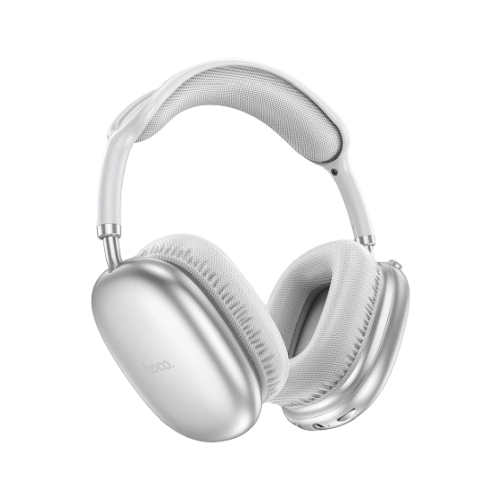 Audífonos de diadema HOCO W35 Air color plateado