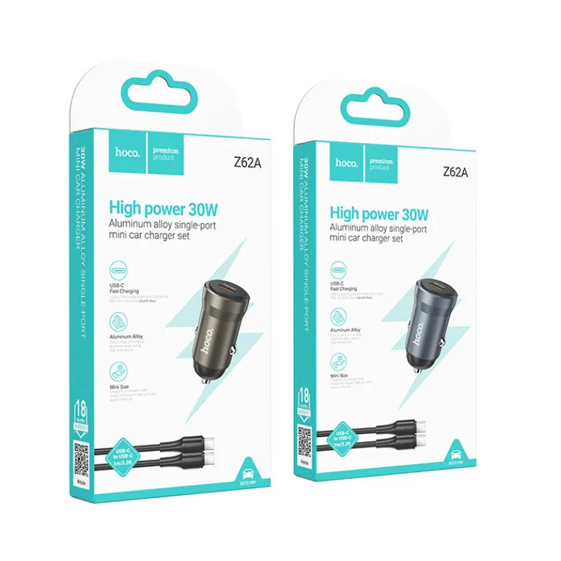 Empaque original del cargador de auto HOCO Z62A Energy