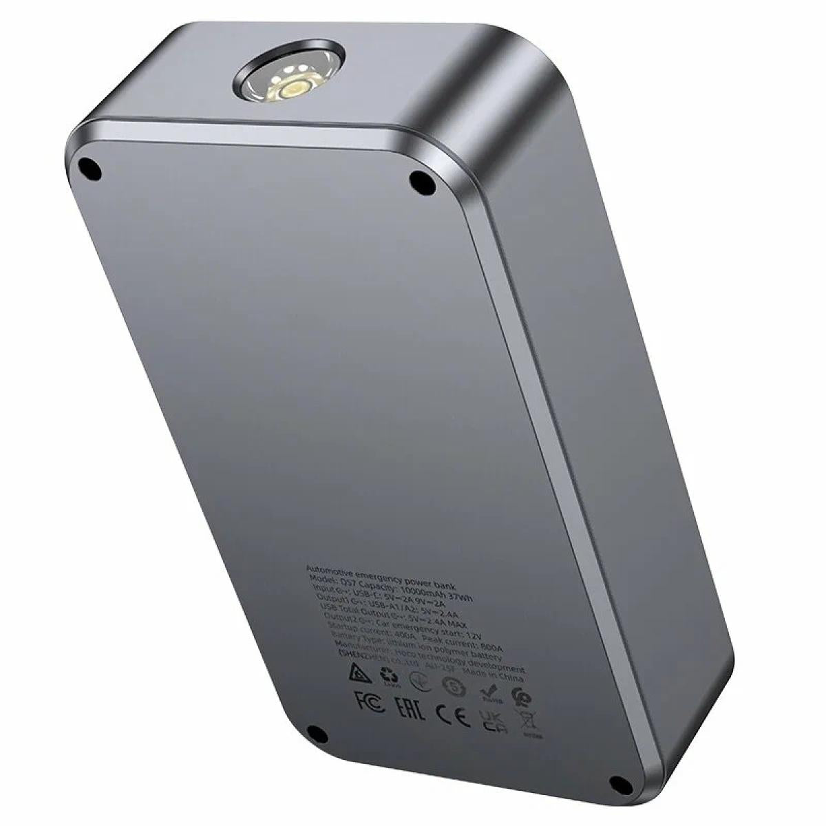 Linterna LED integrada del arrancador de auto HOCO QS7