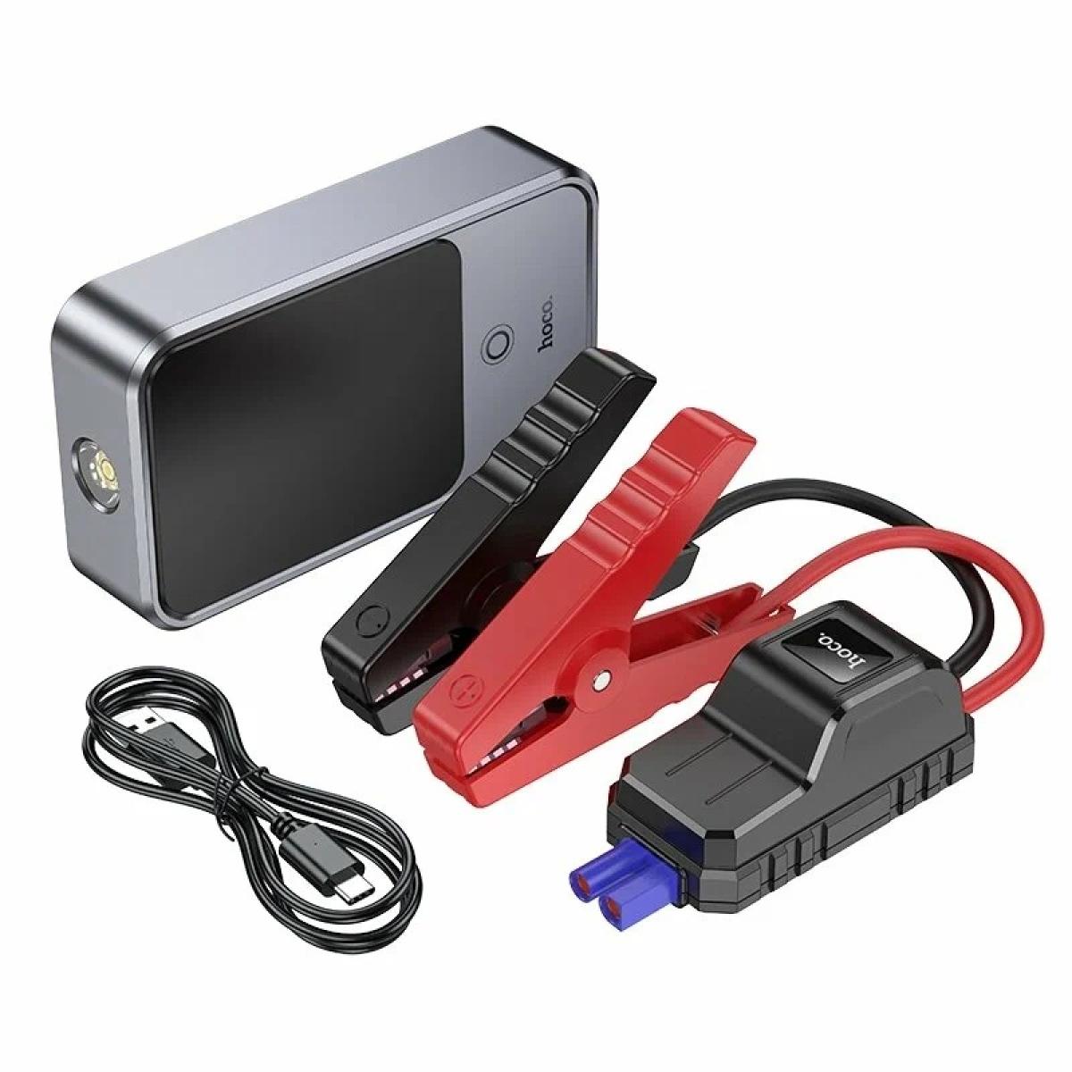 Arrancador HOCO QS7 con pinzas inteligentes y cable de carga incluidos
