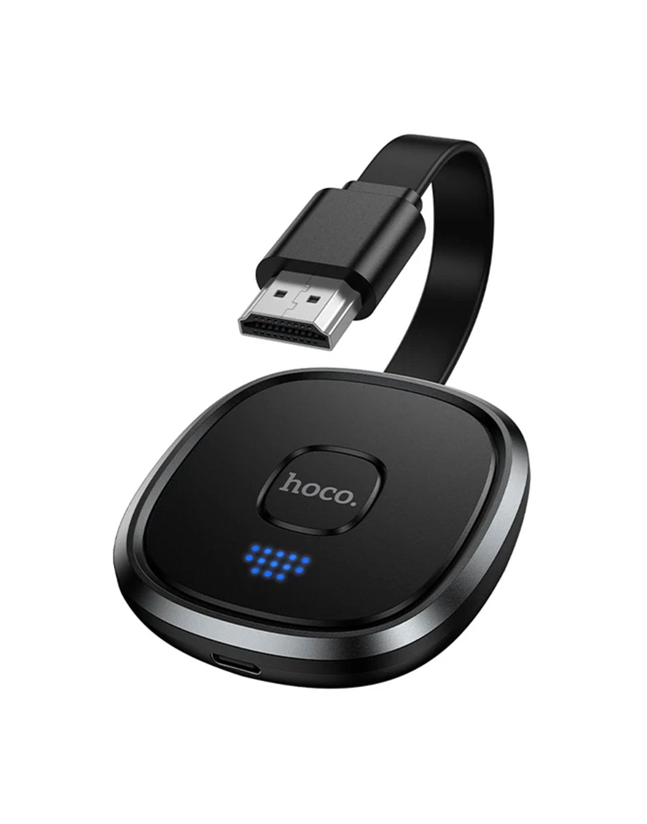 HOCO UA45 conectado a un televisor por HDMI