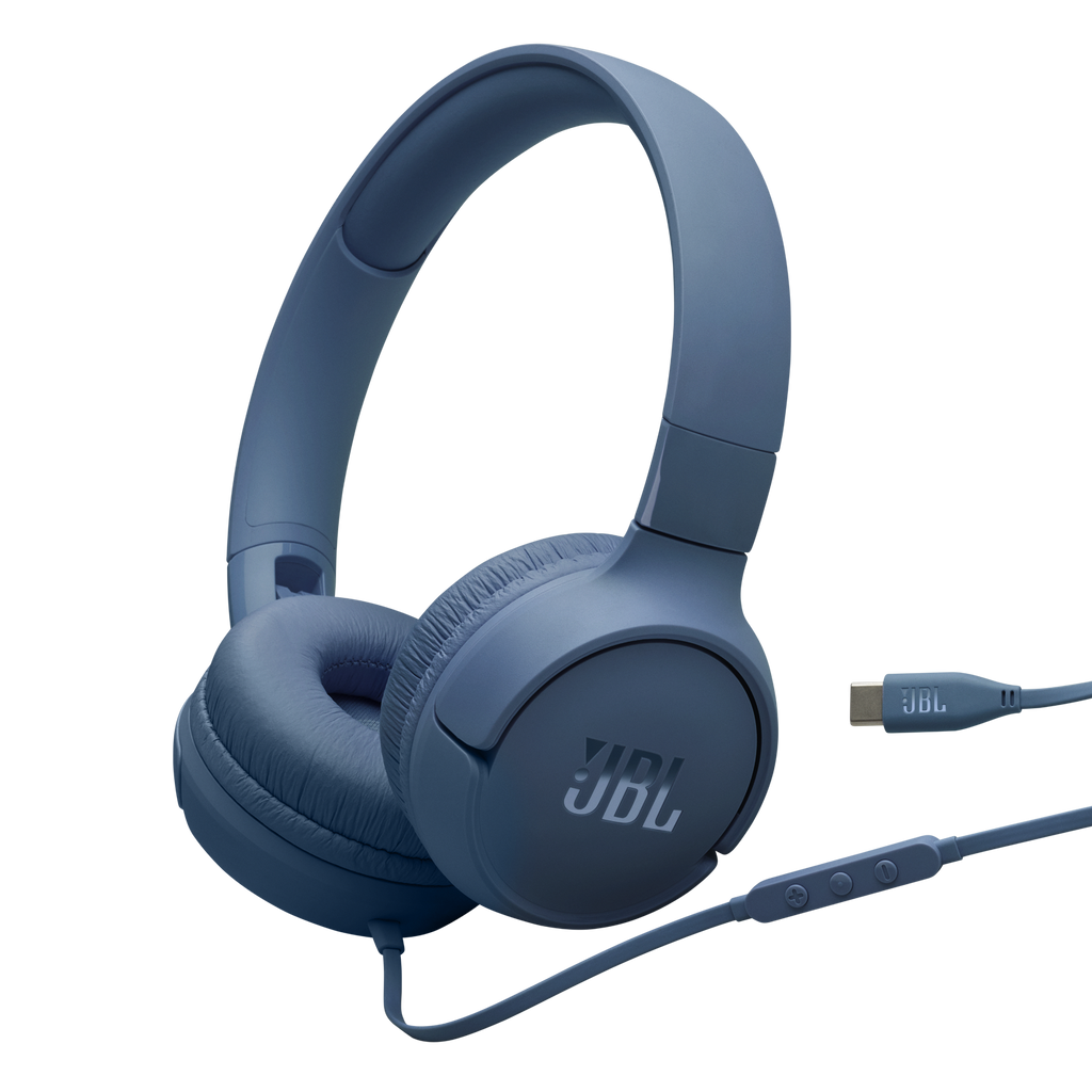 Audífonos diadema JBL Tune 520C USB-C azul