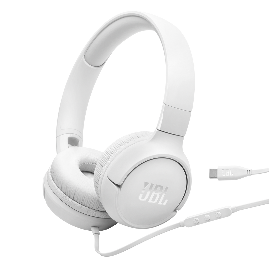 Audífonos diadema JBL Tune 520C USB-C blanco
