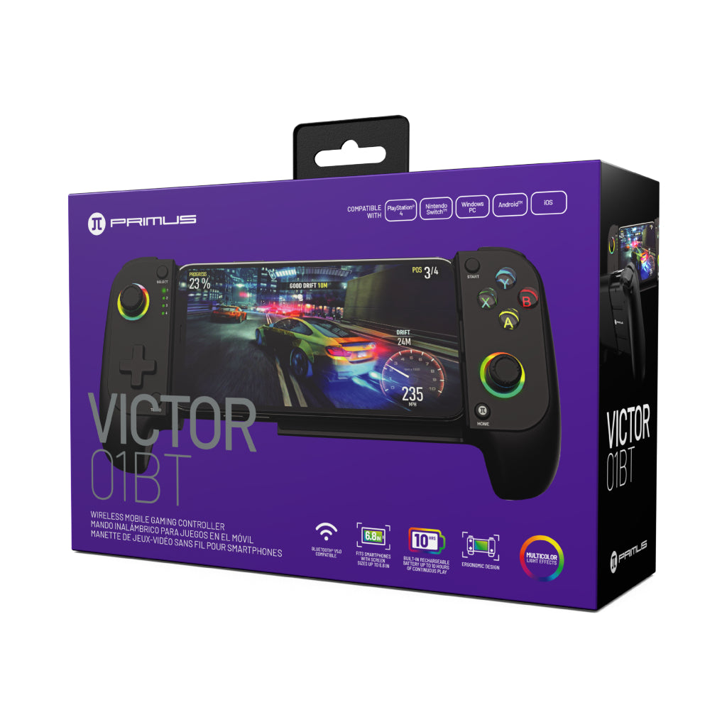 Caja del control inalámbrico Primus Gaming Victor 01BT