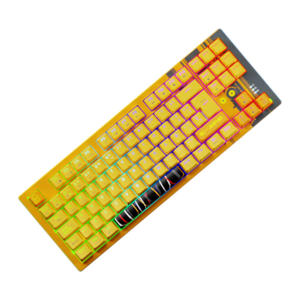 Teclado mecánico Primus Ballista 82T Star Wars C-3PO dorado