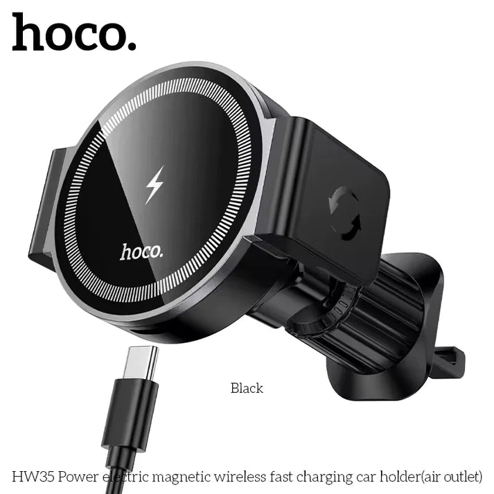 Soporte HOCO HW35 con carga inalámbrica magnética