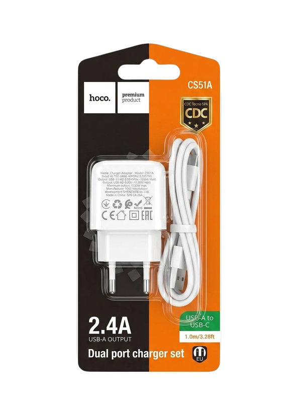 HOCO CS51A cargador compacto en uso