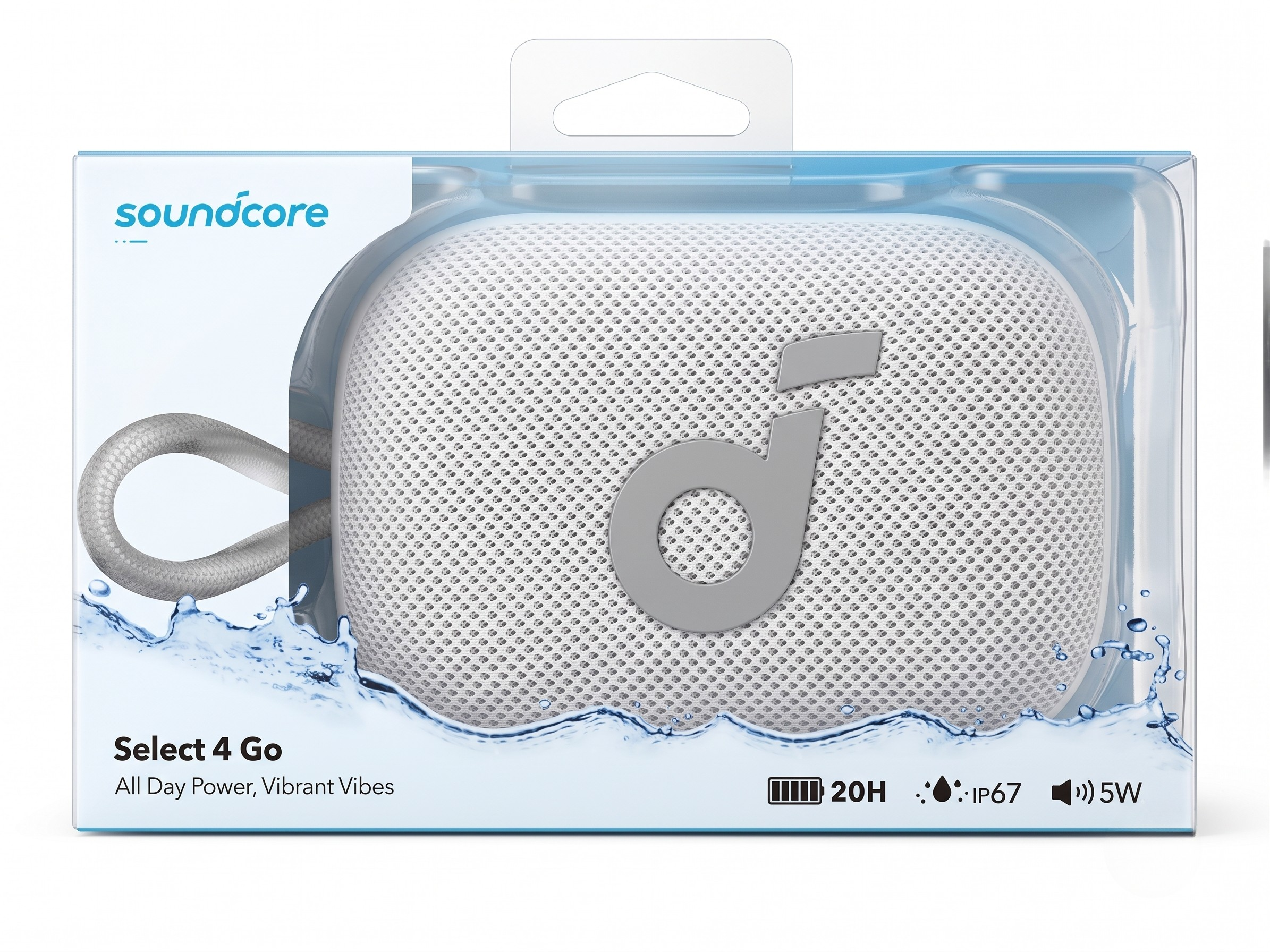 Empaque del Anker Soundcore Select 4 Go blanco