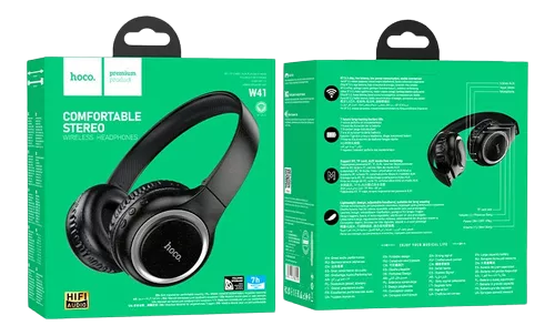 Packaging de los audífonos de diadema HOCO W41